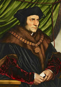 Hans Holbein Younger portrait of sir thomas more CROP A4 Photo Print