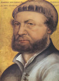 Hans Holbein Younger self portrait 1542 Art A4 Photo Print