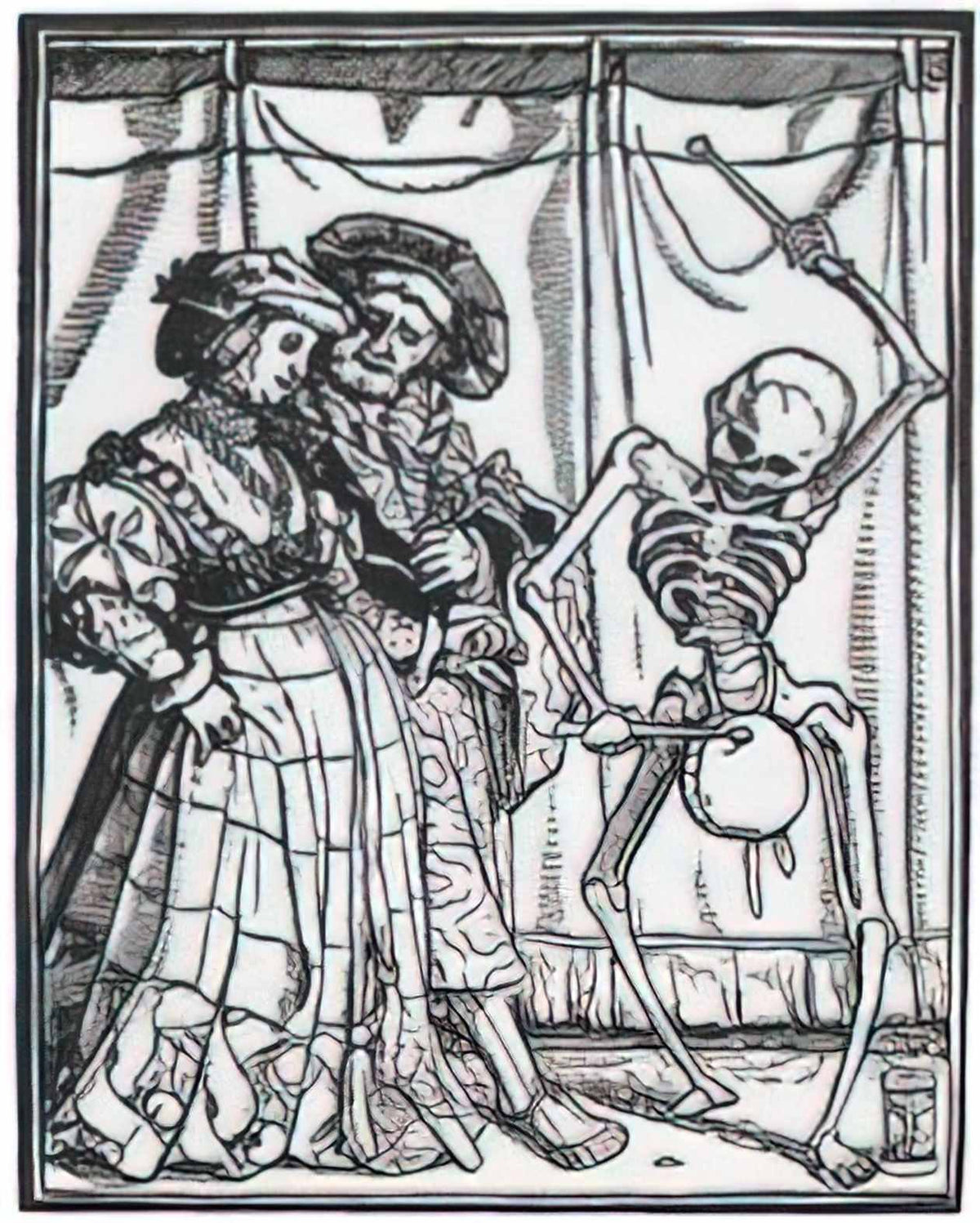 Hans Holbein Younger the noble lady Art A4 Photo Print