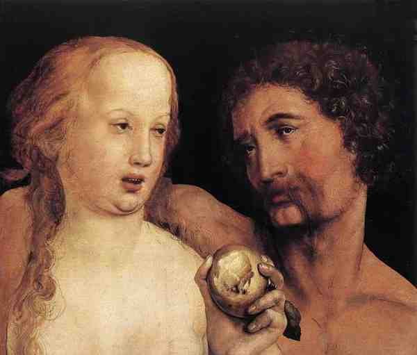Hans Holbien The Younger Adam And Eve 5 A4 Photo Print