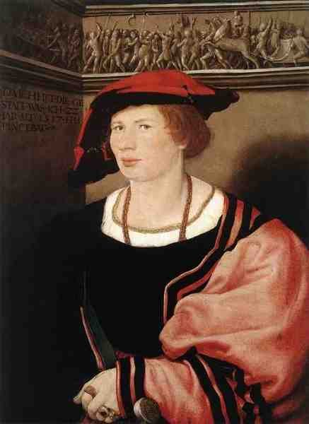 Hans Holbien The Younger Portrait Of Benedikt Von Hertenstein 5 A4 Photo Print