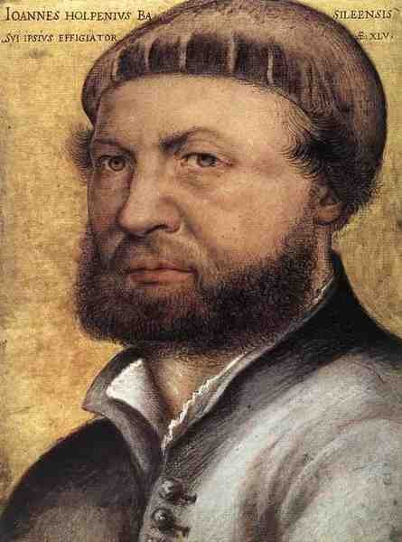 Hans Holbien The Younger Self Portrait 5 A4 Photo Print