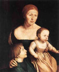Hans Holbien The Younger The Artist S Family 5 A4 Photo Print