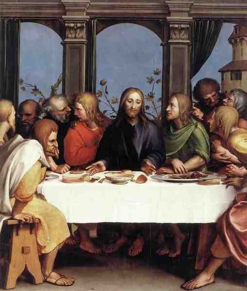 Hans Holbien The Younger The Last Supper 5 A4 Photo Print