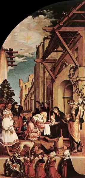 Hans Holbien The Younger The Oberried Altarpiece Left Wing 5 A4 Photo Print