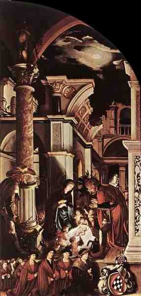 Hans Holbien The Younger The Oberried Altarpiece Right Wing 5 A4 Photo Print