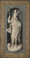 Hans Memling Saint John the Baptist A4 Photo Print