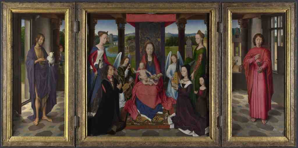 Hans Memling The Donne Triptych A4 Photo Print