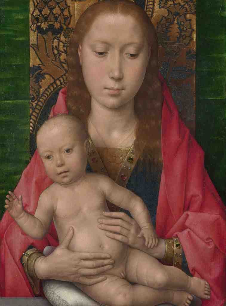 Hans Memling Virgin and Child A4 Photo Print