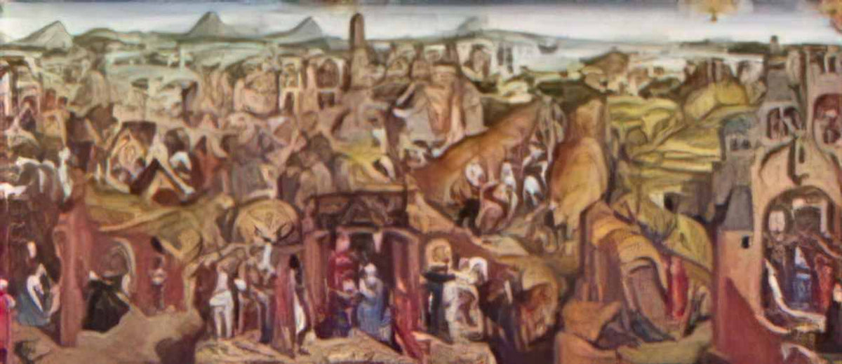 Hans Memling scenes from the life of mary 1480 Art A4 Photo Print