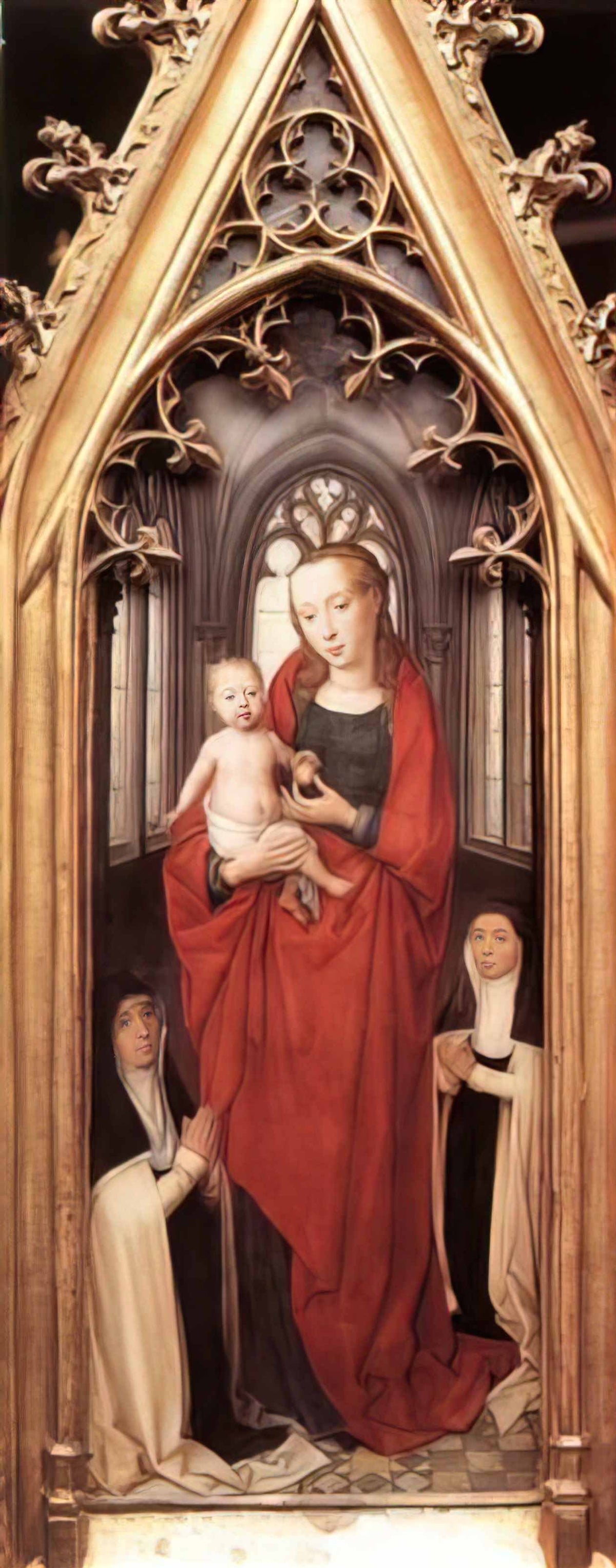 Hans Memling st ursula shrine virgin and child 1489 Art A4 Photo Print