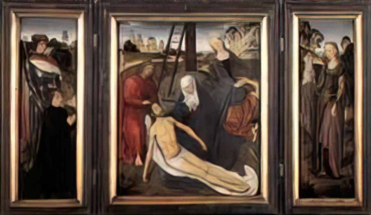 Hans Memling triptych of adriaan reins 1480 Art A4 Photo Print