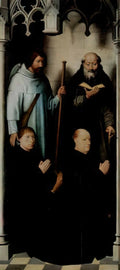 Hans Memling triptych of the mystical marriage of st catherine of alexandria the founder jacob de kueninc 1479 Art A4 Photo Print