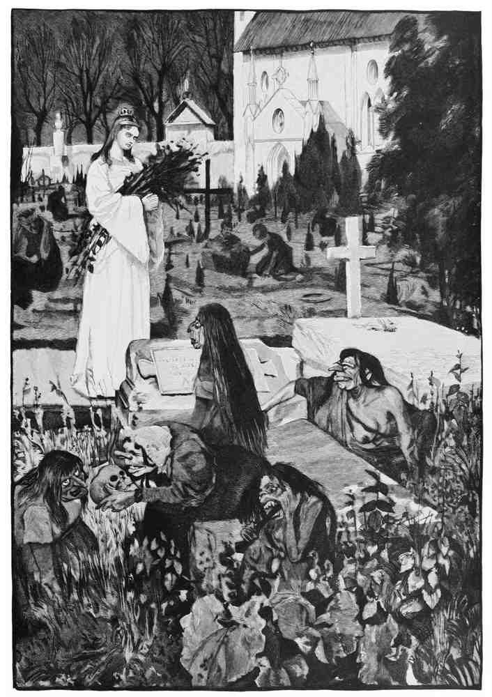 Hans Tegner Page 024 Fairy Art Vintage Illustration A4 Photo Print