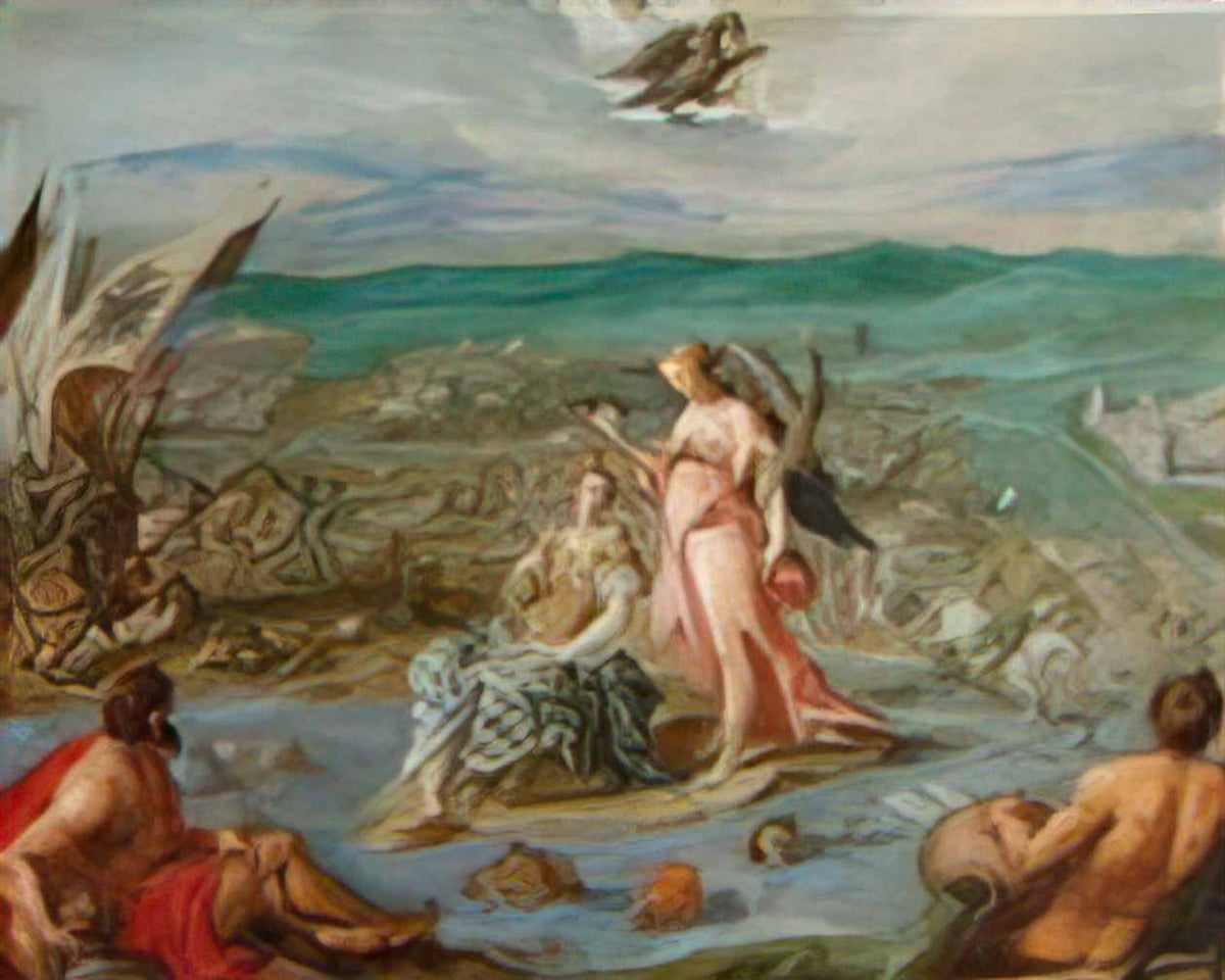 Hans von Aachen allegory on the battle of sisak 1604 Art A4 Photo Print