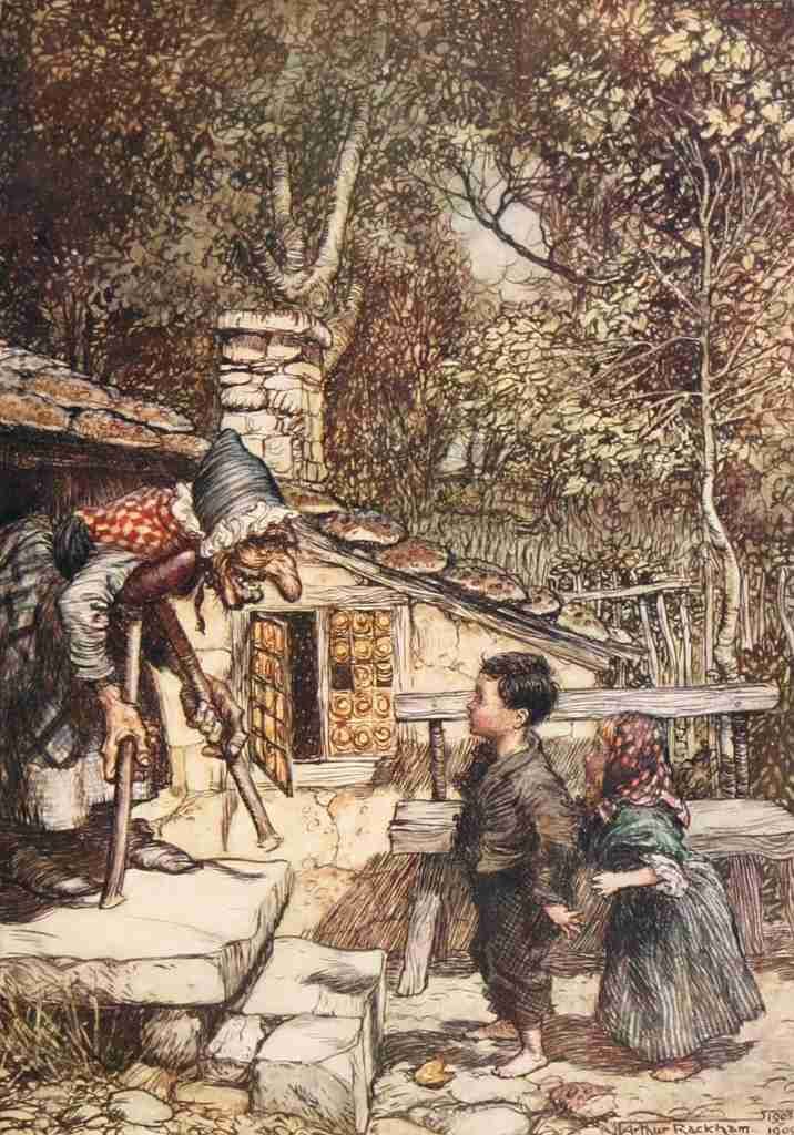 Hansel & Grethel & other Tales 1920 1 A4 Photo Print