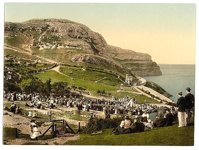 Happy Valley I Llandudno Vintage A4 Photo Print
