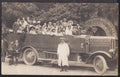 Harabanc Bournemouth Rambler Cheddar Goughs Cave Entrance & Driver Vintage A4 Photo Print