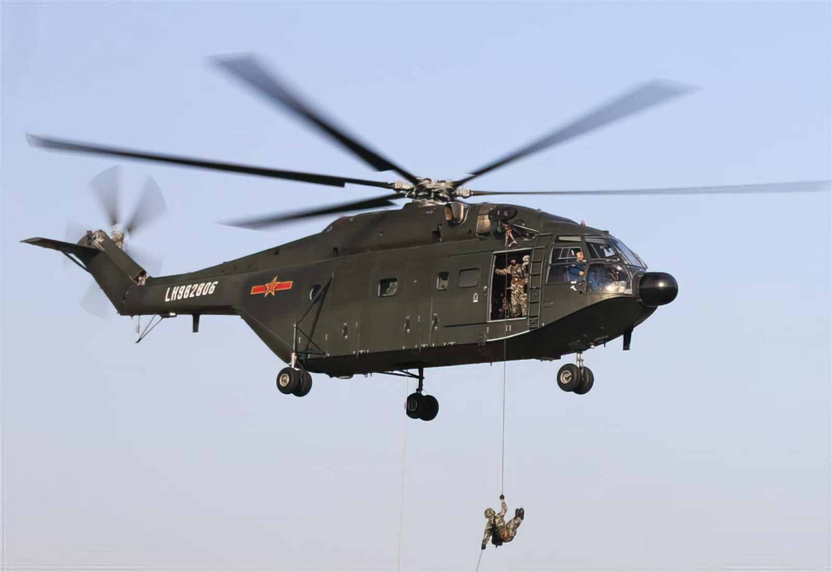 Harbin Z8 Mediumlift Multirole Transport Helicopter China A4 Photo Print