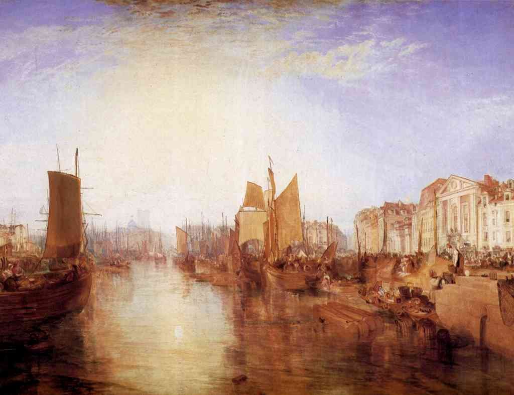 Harbor Of Dieppe Joseph Mallord Turner A4 Photo Print