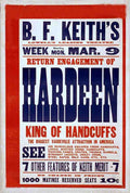Hardeen 4 Magic Magician Vintage A4 Photo Print