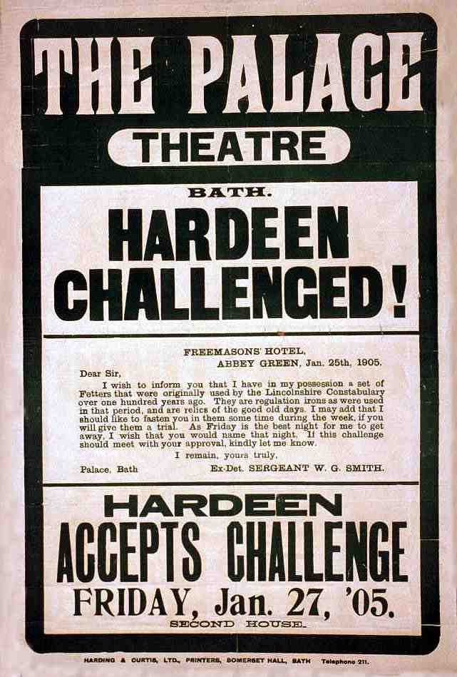 Hardeen 5 Magic Magician Vintage A4 Photo Print