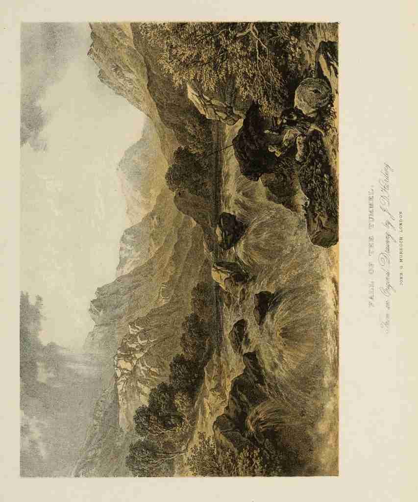 Harding James Duffield 1798 1863 Scotland 1840 Fall of the Tummel Vintage A4 Photo Print