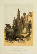 Harding James Duffield 1798 1863 Scotland 1840 Roslin Castle A4 Photo Print