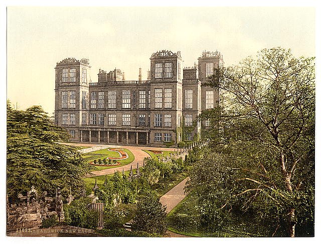 Hardwick New Hall Derbyshire Vintage A4 Photo Print