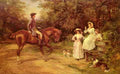 Hardy Heywood A Meeting By The Stile A4 Photo Print