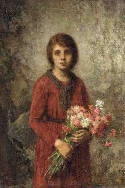 Harlamoff Alexej Artist S Daughter A4 Photo Print