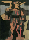 Harlequan Juan Gris Abstract Art A4 Photo Print