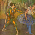 Harlequin and Columbine by Degas A4 Photo Print