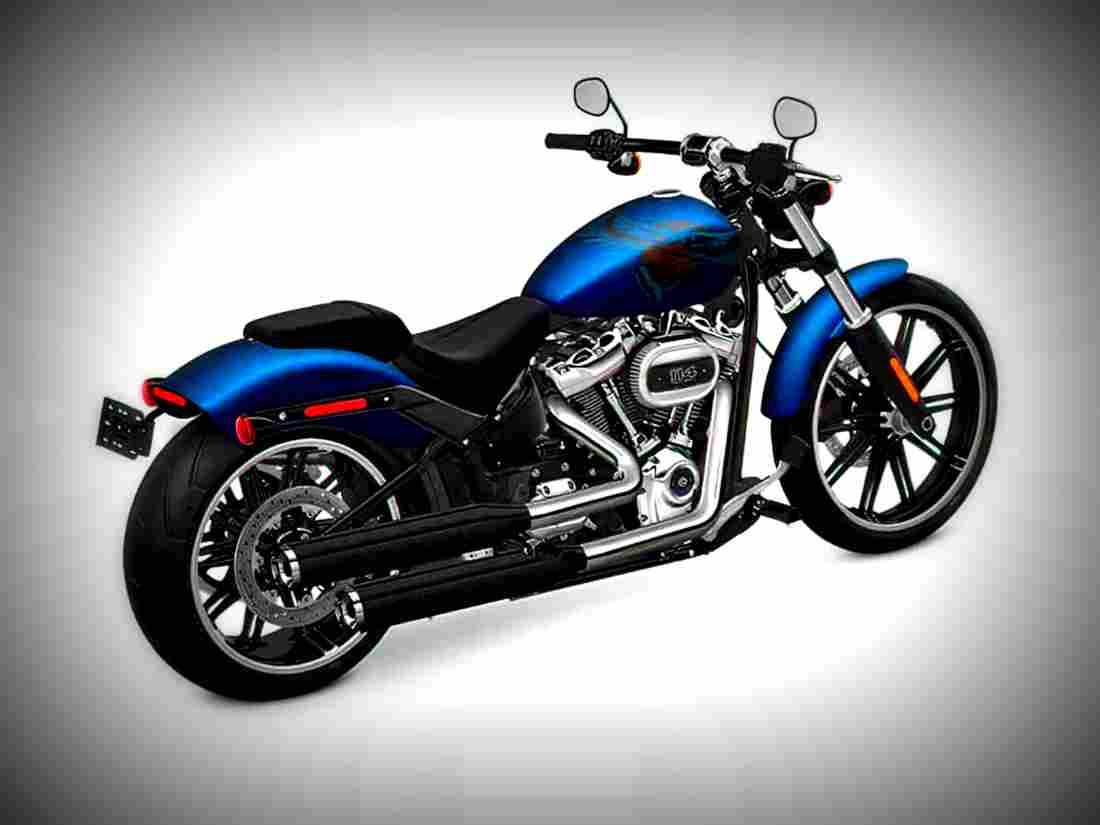 Harley Davidson 115th Anniversary Breakout 114 2018 3 motorbike A4 Photo Print