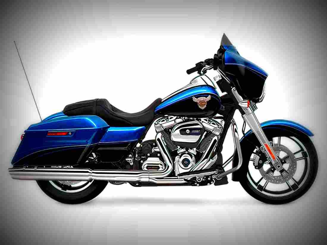 Harley Davidson 115th Anniversary Street Glide 2018 3 motorbike A4 Photo Print