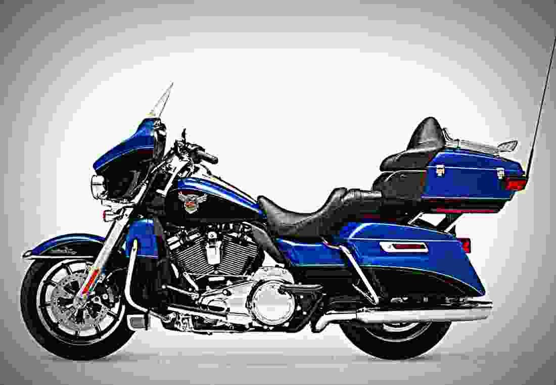Harley Davidson 115th Anniversary Ultra Limited 2018 1 motorbike A4 Photo Print