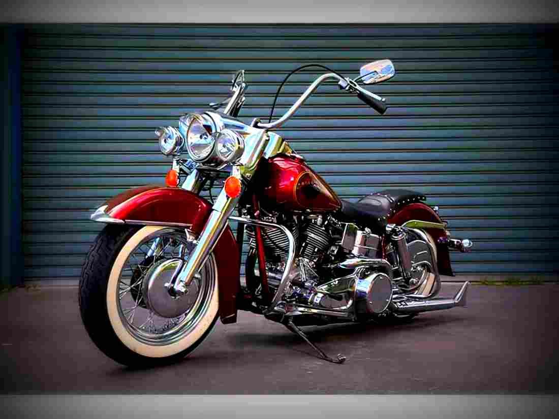 Harley Davidson 1200 Super Glide FLH 1970 3 motorbike A4 Photo Print