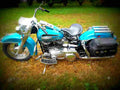 Harley Davidson 1200 Super Glide FLH 1971 5 motorbike A4 Photo Print
