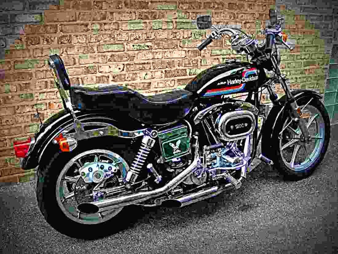 Harley Davidson 1200 Super Glide FXE 1979 5 motorbike A4 Photo Print