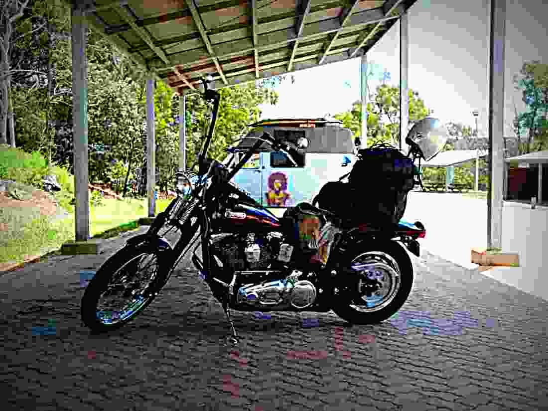 Harley Davidson 1340 Bad Boy 1995 3 motorbike A4 Photo Print