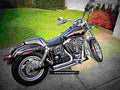 Harley Davidson 1340 Dyna Low Rider 1993 2 motorbike A4 Photo Print