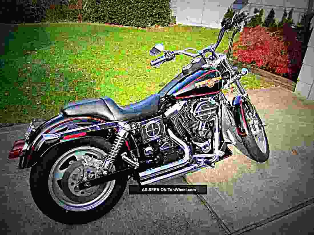 Harley Davidson 1340 Dyna Low Rider 1993 2 motorbike A4 Photo Print