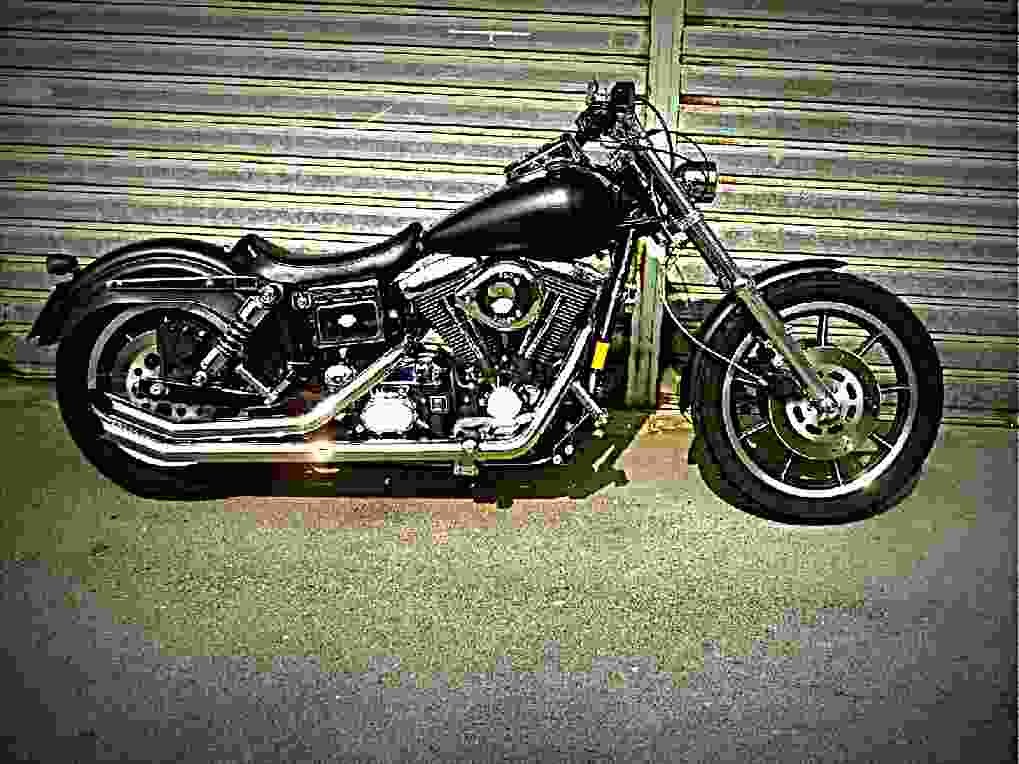 Harley Davidson 1340 Dyna Low Rider 1995 1 motorbike A4 Photo Print