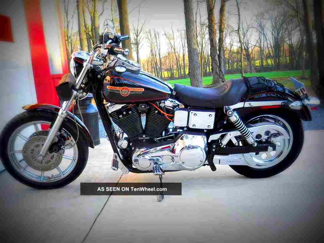 Harley Davidson 1340 Dyna Low Rider 1995 4 motorbike A4 Photo Print