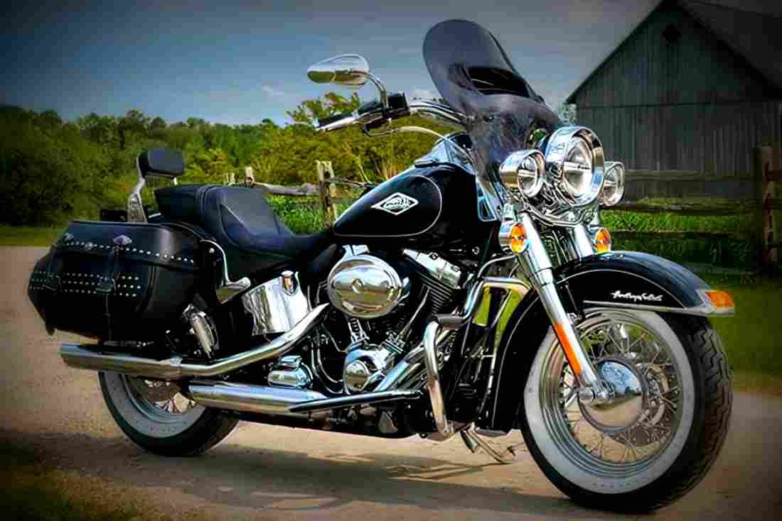 Harley Davidson 1340 EIectra Glide Classic FLHTC 1982 3 motorbike A4 Photo Print