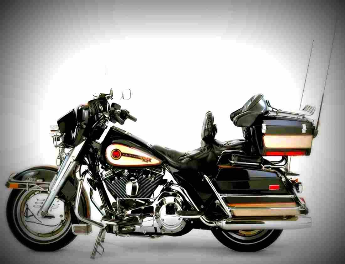Harley Davidson 1340 EIectra Glide Classic FLHTC 1982 5 motorbike A4 Photo Print