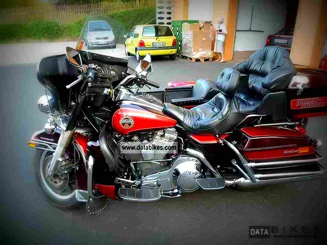 Harley Davidson 1340 Electra Glide Classic 1995 5 motorbike A4 Photo Print