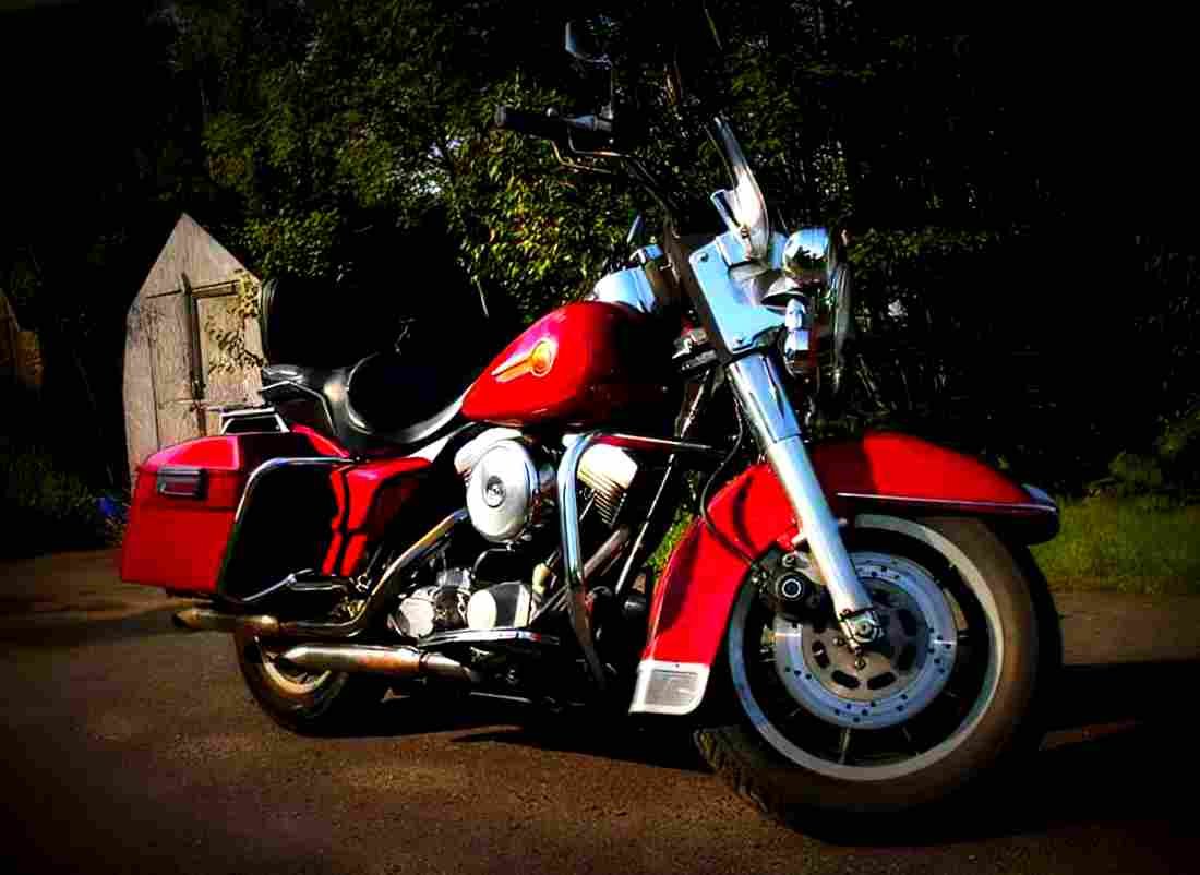 Harley Davidson 1340 Electra Glide Sport 1993 6 motorbike A4 Photo Print