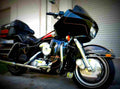 Harley Davidson 1340 FLHTC (with sidecar) 1983 2 motorbike A4 Photo Print