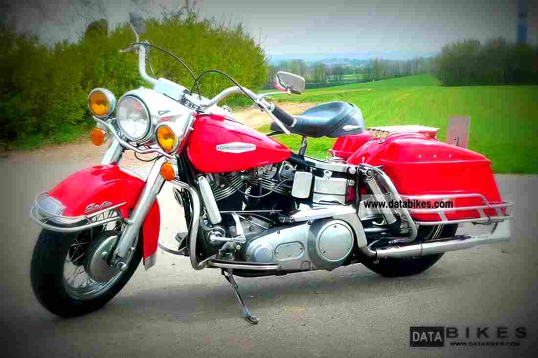 Harley Davidson 1340 FLTC (with sidecar) 1983 1 motorbike A4 Photo Print